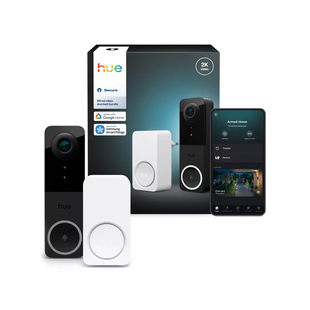 Philips Hue Secure Video Doorbell Bundle - Комплект умного видеозвонка с беспроводным звонком Smart Chime 8720169361584 фото