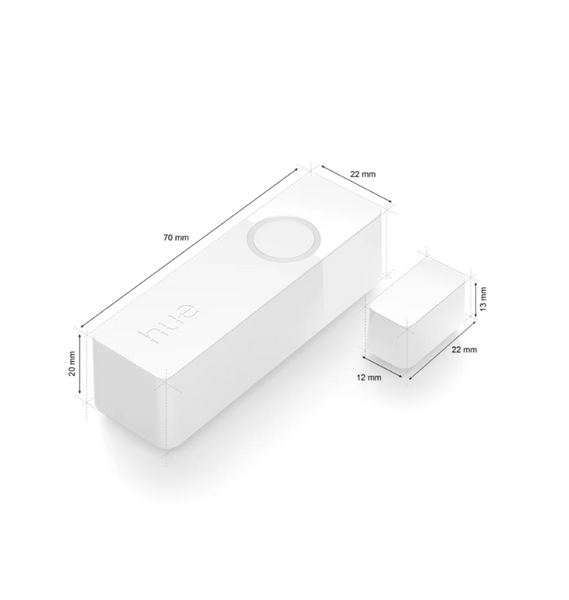 Датчик відкриття дверей і вікон Philips Hue Secure contact sensor Apple HomeKit ZigBee (Білий) 8719514487345 фото