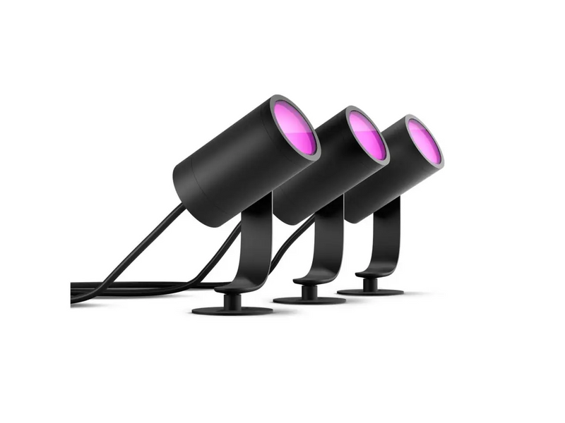 Умные уличные светильники Philips Hue Lily White and Color, ZigBee (3 светильника + Блок питания) 8718696167960 фото