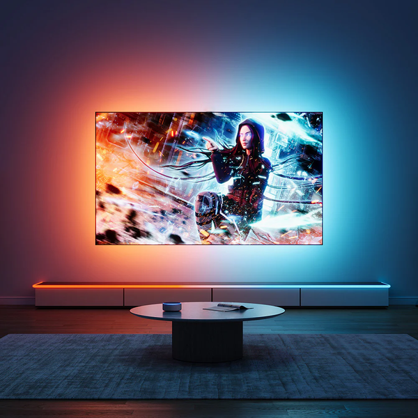 Комплект підсвічування телевізора 75" (Philips Hue Play Gradient 75 " + Philips Hue Sync Box + Philips Hue Bridge) 75e фото