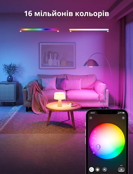 Стартовий комплект Philips Hue E27 White and Color 1100лм 75Вт 3 шт. + Блок керування Philips Hue Bridge, Apple HomeKit 929002468804 фото