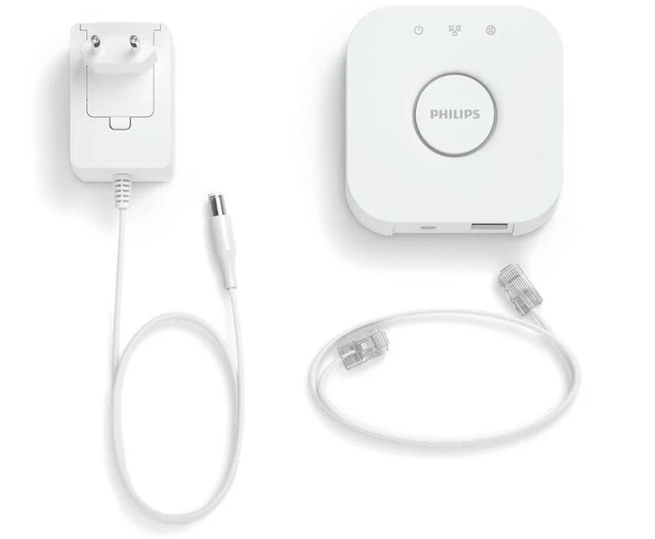 Стартовий комплект Philips Hue E27 White and Color 1100лм 75Вт 3 шт. + Блок керування Philips Hue Bridge, Apple HomeKit 929002468804 фото