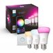 Стартовый комплект Philips Hue E27 White and Color 1100лм 75Вт 3 шт. + Philips Hue Bridge, Apple HomeKit 929002468804 фото 1