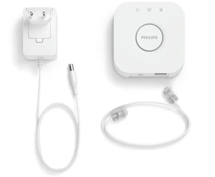 Стартовий комплект Philips Hue E27 White and Color 1100лм 75Вт 2 шт. + Dimmer + Philips Hue Bridge, Apple HomeKit 8719514291379 фото