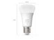 Стартовий комплект Philips Hue E27 White 1100lm ZigBee 3 шт. + Hue Bridge + Dimmer Bluetooth, Apple HomeKit 92900724401 фото 12