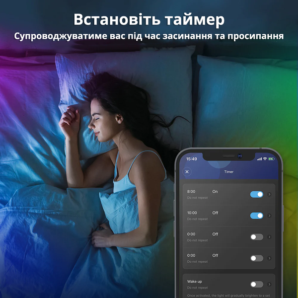 Умная светодиодная LED лента 10 метров (2 х 5м) Govee RGB Smart LightStrip, Wi-Fi + Bluetooth H6110 фото