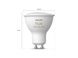 Стартовий комплект Philips Hue GU10 White and Color 350лм 3шт. + Hue Bridge + Dimmer, Apple HomeKit 920019531 фото 20