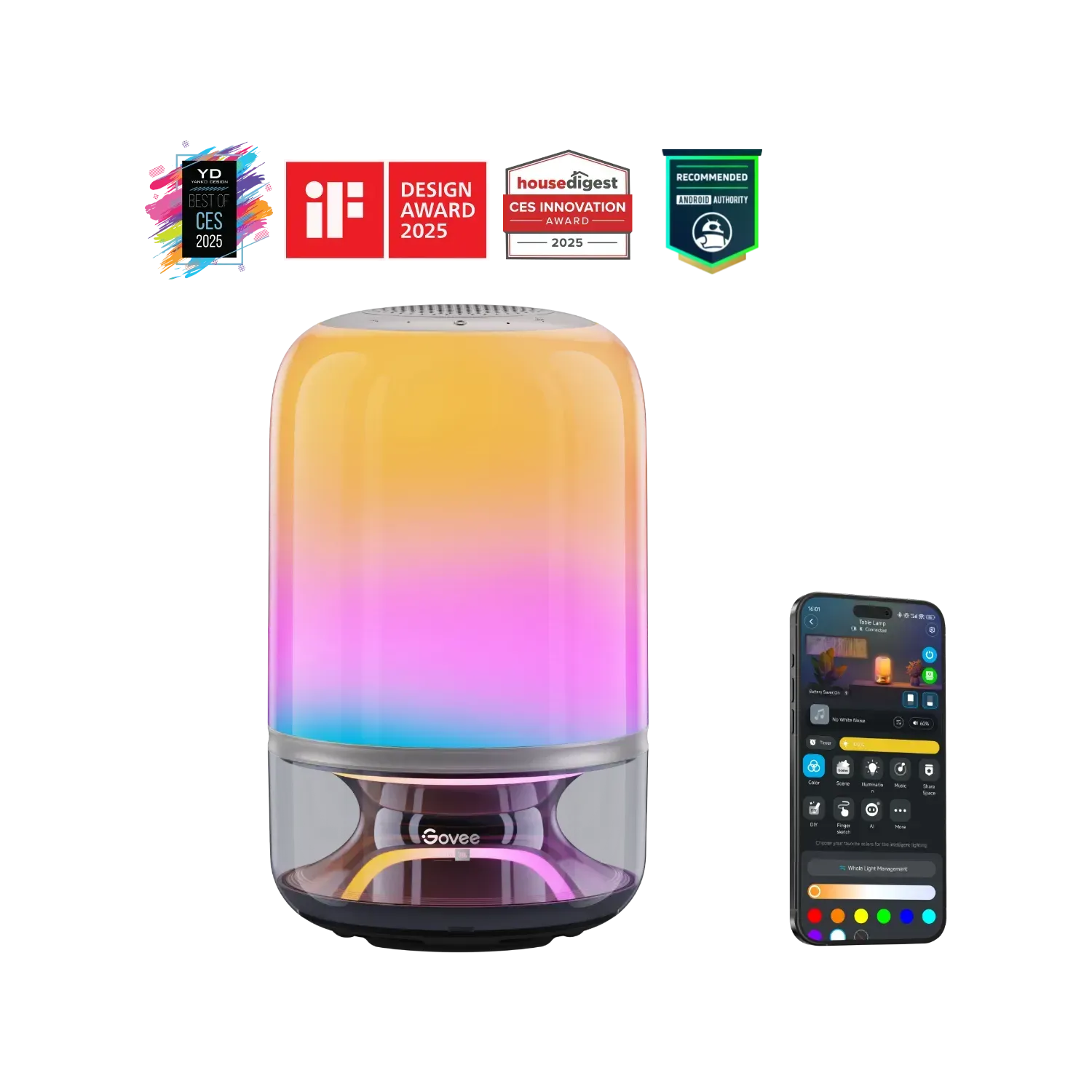 Настільний світильник Govee Table Lamp 2 Pro з колонкою JBL