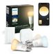 Стартовий комплект Philips Hue E27 White Ambiance 800лм 60Вт 2шт + Dimmer + Philips Hue Bridge, Apple HomeKit 871869967369 фото 1