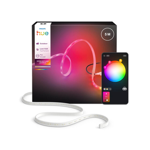 Розумна світлодіодна LED стрічка Philips Hue Flux Outdoor Lightstrip 5 метрів 8721103088970 фото