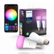Розумні LED лампочки Philips Hue E27 White and Color 800лм 60Вт 9W, ZigBee, Bluetooth, Apple HomeKit, 2шт. 929002216824 фото 1