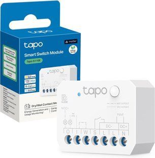 Модуль розумного реле TP-Link Tapo S110E (Wi-Fi, Bluetooth, Matter) S110E фото