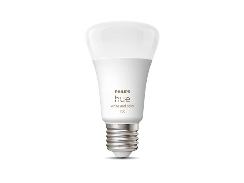 Розумна LED лампочка Philips Hue E27 White and Color 1100лм 75Вт 9W, ZigBee, Bluetooth, Apple HomeKit 929002468802 фото