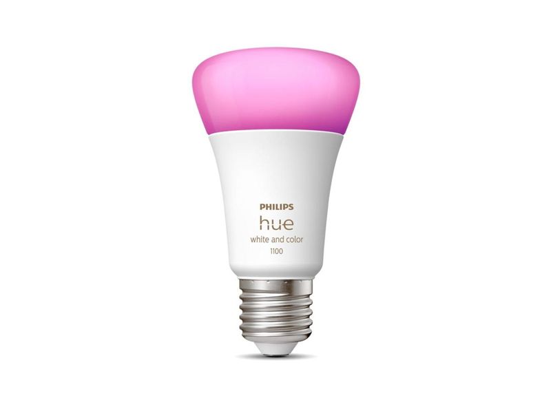 Розумна LED лампочка Philips Hue E27 White and Color 1100лм 75Вт 9W, ZigBee, Bluetooth, Apple HomeKit 929002468802 фото