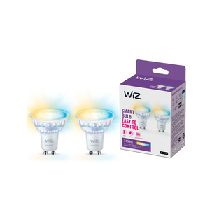 Умная LED-лампа WiZ GU10 PAR16 Tunable White Wi-Fi, 2700-6500K, комплект 2 шт 8720169076709 фото