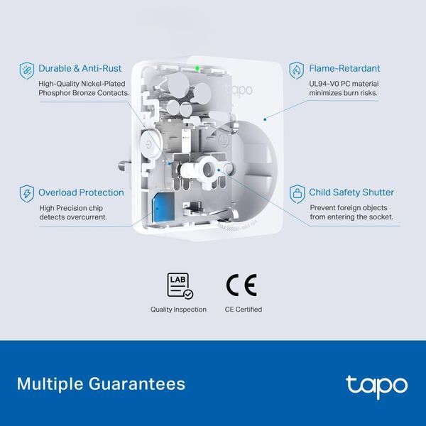 Умная розетка Tapo P110M с контролем электроэнергии и Matter 4895252503982 фото