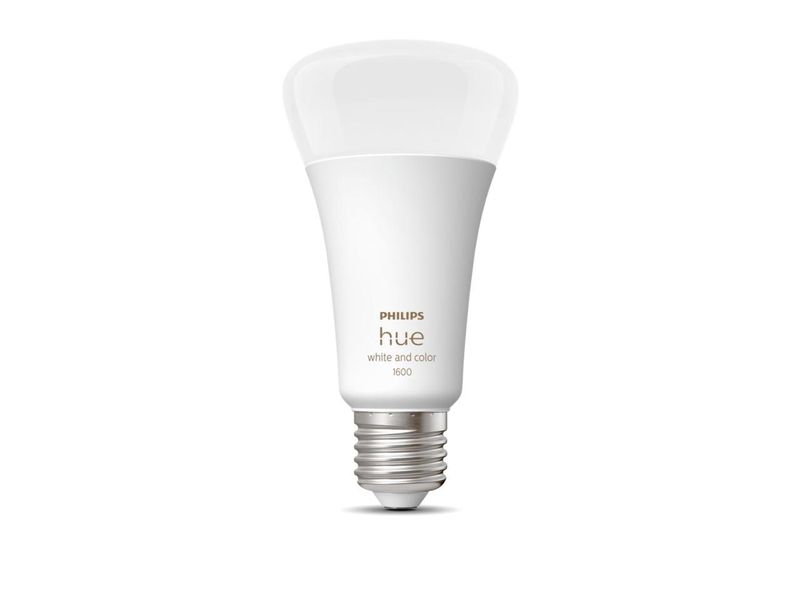 Розумна LED лампочка Philips Hue E27 White and Color 1600лм 100Вт 15W, ZigBee, Bluetooth, Apple HomeKit 929002471601 фото