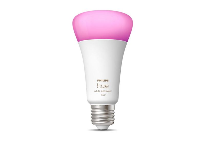 Розумна LED лампочка Philips Hue E27 White and Color 1600лм 100Вт 15W, ZigBee, Bluetooth, Apple HomeKit 929002471601 фото