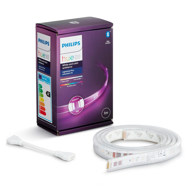 Удлинитель светодиодной ленты Philips Hue Lightstrip Plus V4 White and Color 1 метр, Bluetooth, Apple HomeKit 929002269210 фото