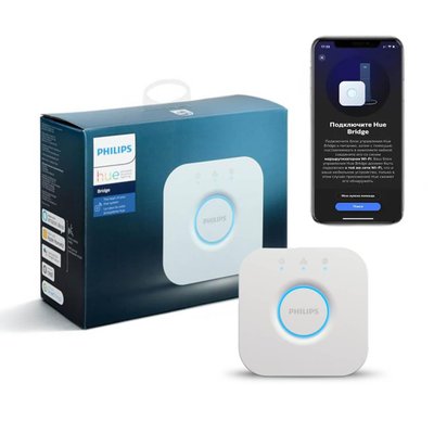 Блок управления Philips Hue Bridge 2.1 Apple HomeKit ZigBee 3.0 EU 929001180629 фото