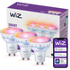 Лампа WiZ GU10 PAR16 умная, RGB и регулировка яркости 2200-6500K, комплект 3 шт 8720169076662 фото 1
