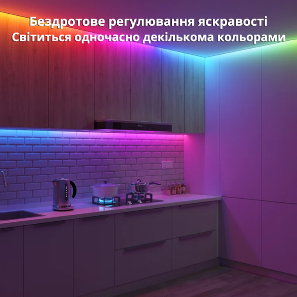 Подовжувач світлодіодної стрічки Philips Hue Gradient Lightstrip White and Color, Bluetooth, Apple HomeKit, 1 метр 929002995001 фото