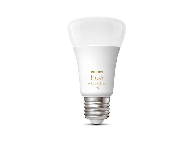 Розумна LED лампочка Philips Hue E27 White Ambiance 1100лм 75Вт 11W, ZigBee, Bluetooth, Apple HomeKit 929002468401 фото