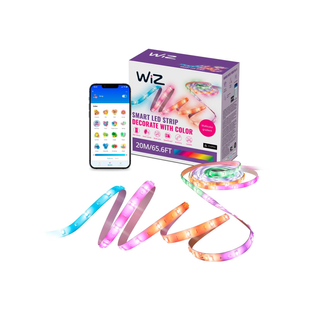 WiZ LED Лента 20 метров RGBIC - Умная светодиодная подсветка с Wi-Fi, Matter, Music Sync 046677605599 фото