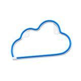 Настінний неоновий світильник "Хмара" синій на батарейках/USB 30*19 см Neon_cloud_blue фото