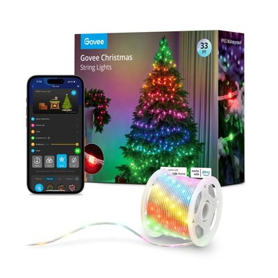 Розумна cвітлодіодна LED Гірлянда 10 метрів Govee RGBIC Christmas Lights, WiFi+Bluetooth (H70C1) H70C1 фото