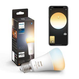 Розумна LED лампочка Philips Hue E27 White Ambiance 1600лм 100Вт 15W ZigBee, Bluetooth, Apple HomeKit 8719514288195 фото