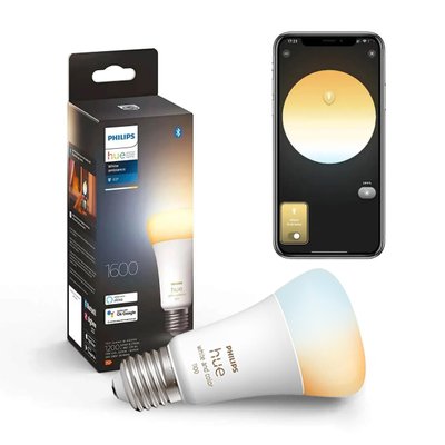 Умная LED лампочка Philips Hue E27 White Ambiance 1600лм 100Вт 15W ZigBee, Bluetooth, Apple HomeKit 8719514288195 фото