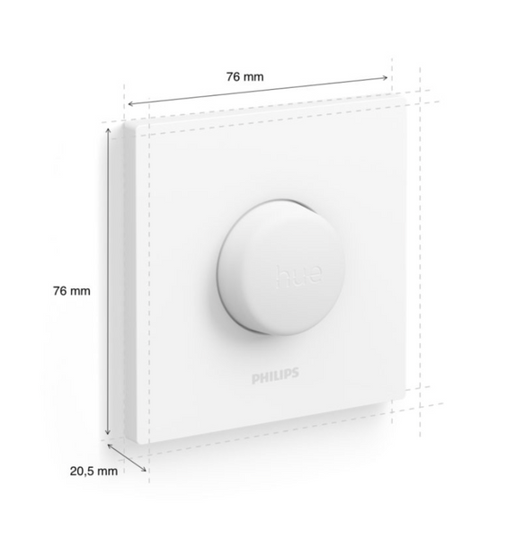 Розумний вимикач Philips Hue Smart Button, портативний пульт управління, ZigBee, Apple HomeKit 8718699693985 фото