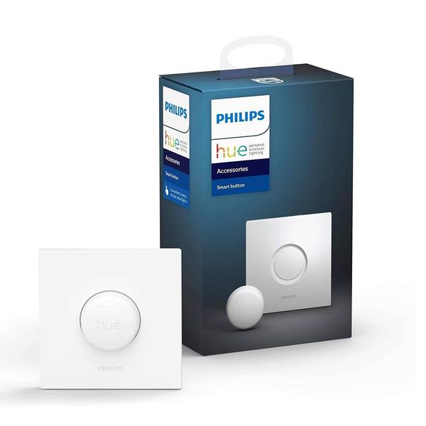 Розумний вимикач Philips Hue Smart Button, портативний пульт управління, ZigBee, Apple HomeKit 8718699693985 фото