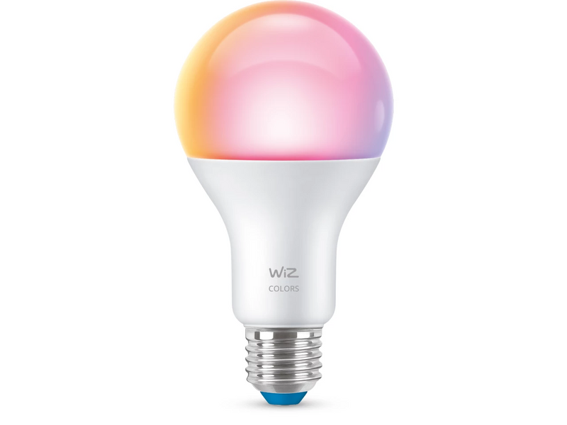 Розумна лампа WiZ E27 White and Color Ambiance RGB A80 18.5W 2452лм WiFi, Matter, Bluetooth 8719514554634 фото