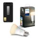 Розумна LED лампочка Philips Hue E27 White 800лм 60Вт 9W, ZigBee, Bluetooth, Apple HomeKit 929001821618 фото 1