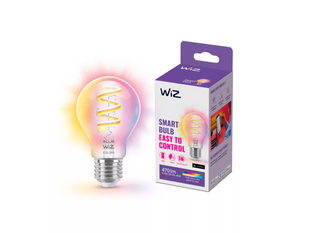 Розумна лампа WiZ Filament E27 White and Color Ambiance RGB A60 6.3W 470lm Wi-Fi, Matter, Bluetooth 8720169072176 фото