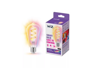 Розумна лампа WiZ Filament ST64 E27 White and Color RGB 6,3Вт 470 лм, WiFi, Matter, Bluetooth 8720169072213 фото