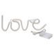 Портативный декоративный неоновый светильник "Love" розовый на батарейках/USB 35*15*2 см neon_love_sign_pink фото 7