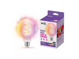 Розумна лампа WiZ Filament G95 E27 White and Color Ambiance RGB 470лм 6.3W Wi-Fi, Matter, Bluetooth 8720169072190 фото