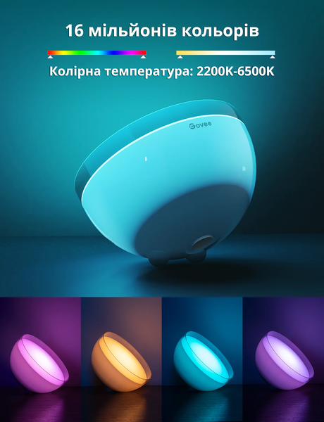 Розумний портативний LED світильник Govee Go з аккумулятором WiFi+Bluetooth H6058 фото