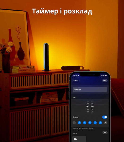 Світлодіодні панелі Philips Hue Play White and Color Ambiance 2 шт. Білий колір, ZigBee, HomeKit 8718696170793 фото