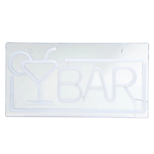Неоновый LED светильник &laquo;BAR&raquo; с бокалом на USB 22х42 см neon_bar_cocktail фото