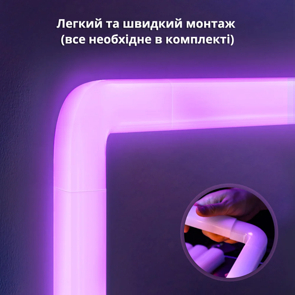 Розумні світлодіодні LED панелі Govee Glide Wall Light RGBIC 8+4 шт. H60624 фото