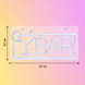Неоновый LED светильник &laquo;BAR&raquo; с бокалом на USB 22х42 см neon_bar_cocktail фото 4
