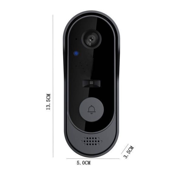 Умный дверной видеозвонок Wi-Fi, ночное видение, Smart Life 482376918245 фото