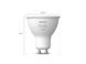 Cветодиодная лампочка Philips Hue White GU10 400лм 57Вт 5.2W ZigBee, Bluetooth, Apple HomeKit 1шт. 8719514340060 фото 10