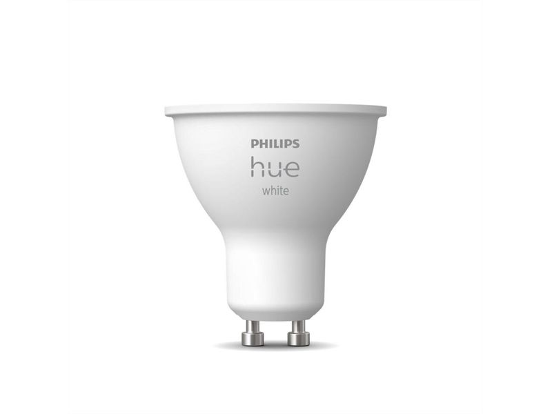 Світлодіодна лампочка Philips Hue White GU10 400лм 57Вт 5.2W ZigBee, Bluetooth, Apple HomeKit 1шт. 8719514340060 фото