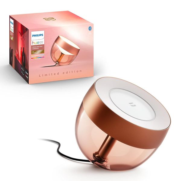 Розумний світлодіодний світильник Philips Hue Iris Bluetooth White and Color колір - Бронза 929002376801 фото