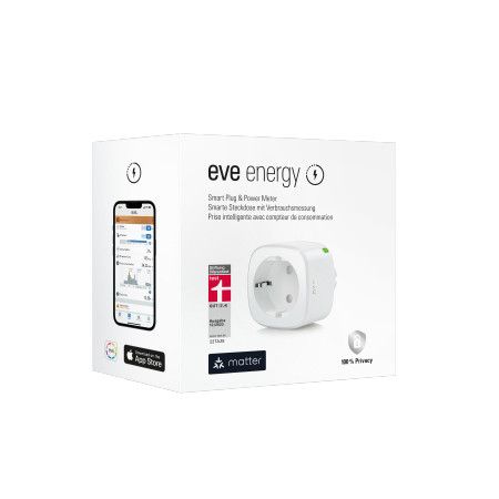 Розумна Bluetooth-розетка Elgato Eve Energy (Matter) Thread, Apple HomeKit, Alexa, Google Home, SmartThings 4260195391994 фото